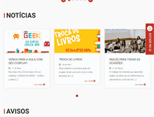 Tablet Screenshot of colegioqi.com.br